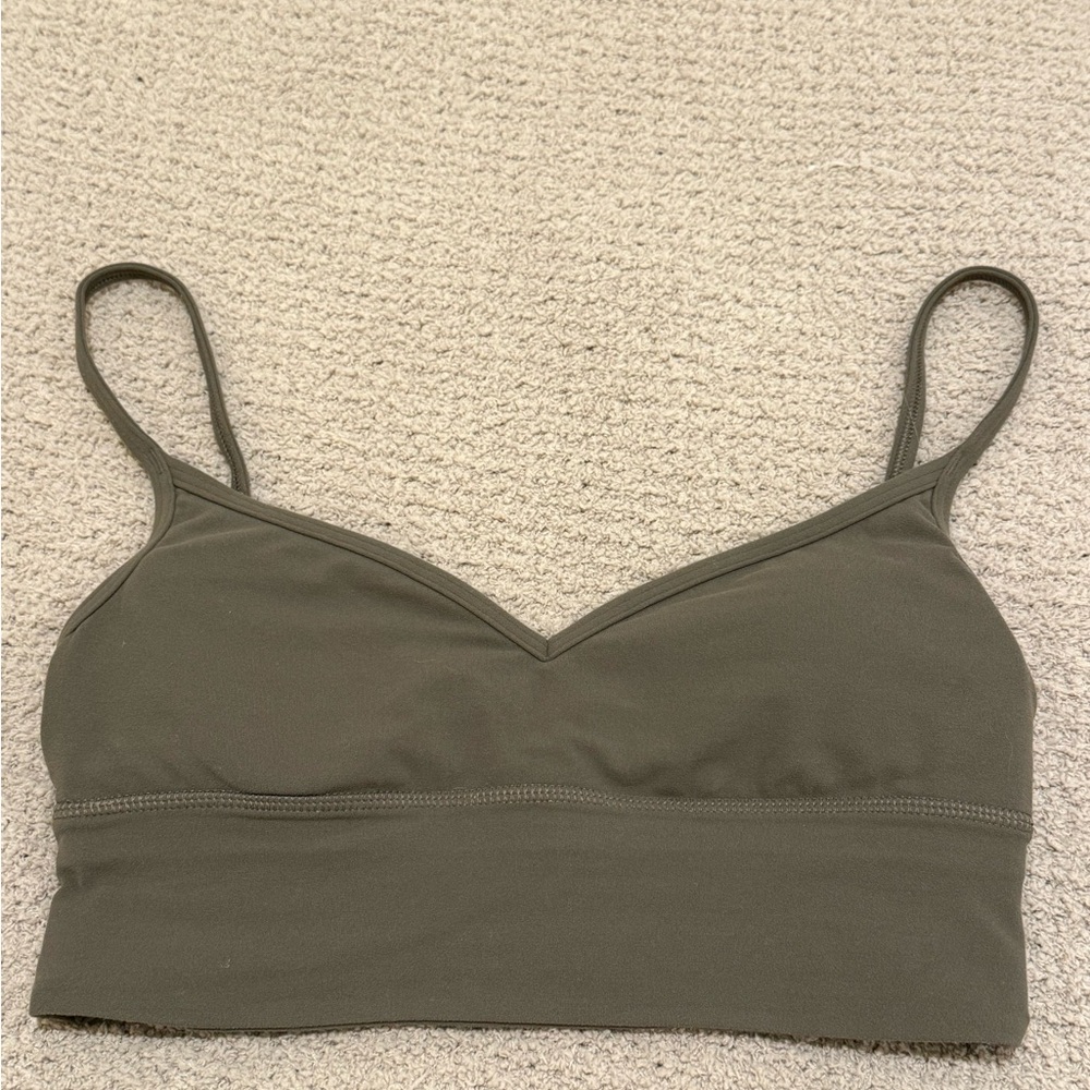 lululemon athletica Olive Green Stretch Bralette